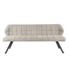 WoonStijl Eetkamerbank Raster 180 cm boucle Zand