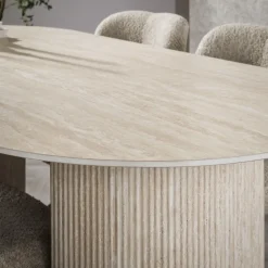 WoonStijl Eetkamertafel 180 arch ceramic