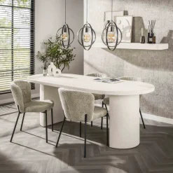 WoonStijl Eetkamertafel arch stone 215x90cm