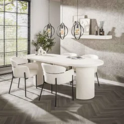 WoonStijl Eetkamertafel arch stone 215x90cm