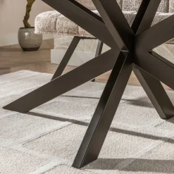 WoonStijl Eetkamertafel 215 Arhus solid bruin