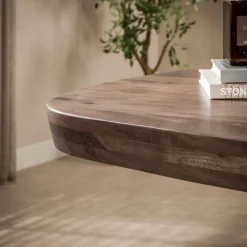 WoonStijl Eettafel Arcadia deens ovaal 240cm Massief acacia bruin