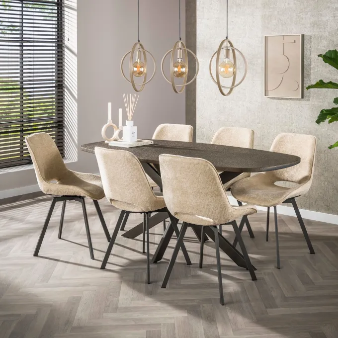 WoonStijl Eettafel Bronvik deens ovaal 180 cm
