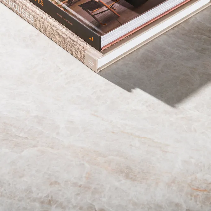 WoonStijl Eettafel Ceramo Centro deens ovaal 215cm Taj Mahal