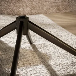 WoonStijl Fauteuil Flex draaibaar Hoven zand-bruin