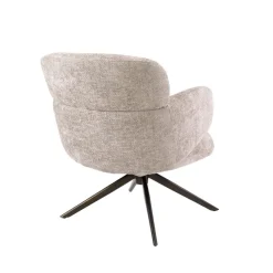WoonStijl Fauteuil Flex draaibaar Hoven zand-bruin