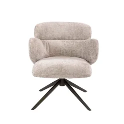 WoonStijl Fauteuil Flex draaibaar Hoven zand-bruin