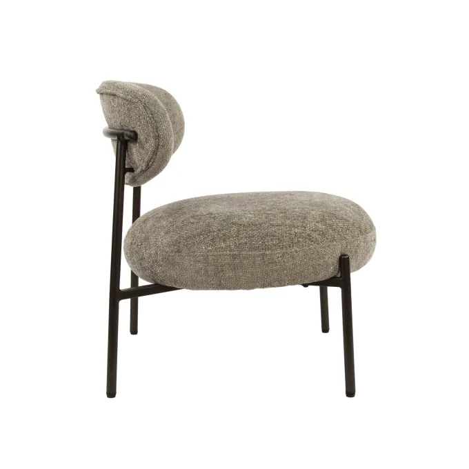 WoonStijl Fauteuil Round - Tissee cargo zandkleur