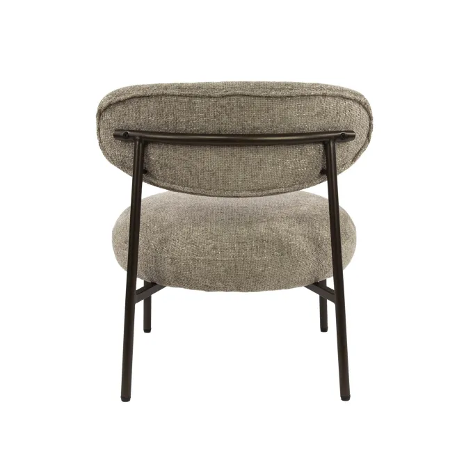 WoonStijl Fauteuil Round - Tissee cargo zandkleur