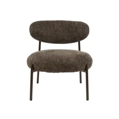 WoonStijl Fauteuil Round - Tissee cargo bruin