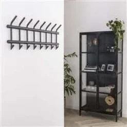 WoonStijl Garderobe 8 haaks breed ronde buis