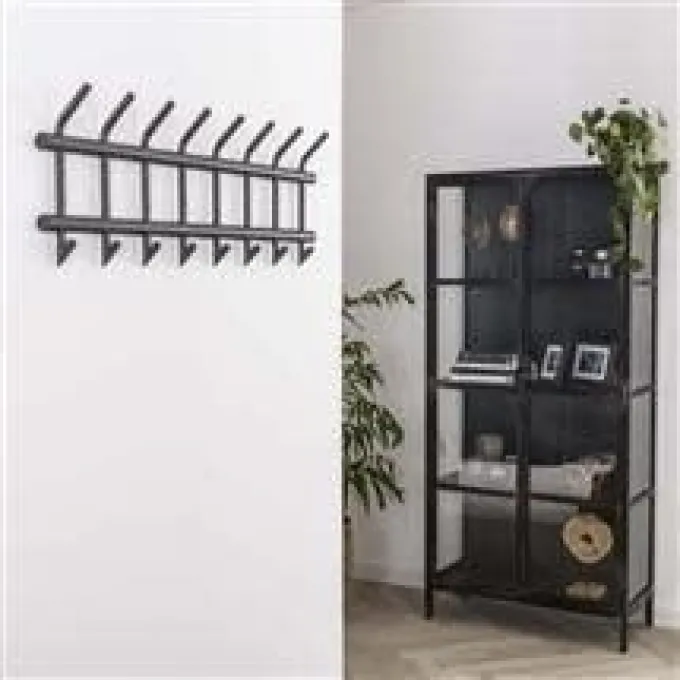 WoonStijl Garderobe 8 haaks breed ronde buis