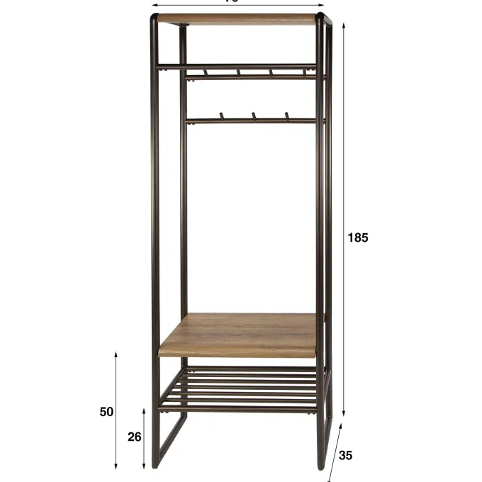 WoonStijl Garderobemeubel Luno 70
