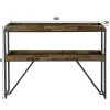 WoonStijl Haltafel Teca layer opstaande rand