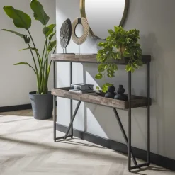 WoonStijl Haltafel Teca layer opstaande rand