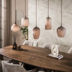 WoonStijl Hanglamp Altura 5-lichts Sienna bruin-frosted