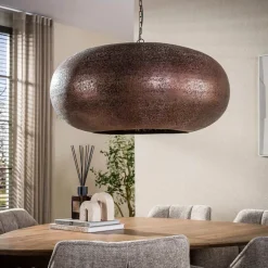 WoonStijl Hanglamp Cielo Ø90cm Antiek koper