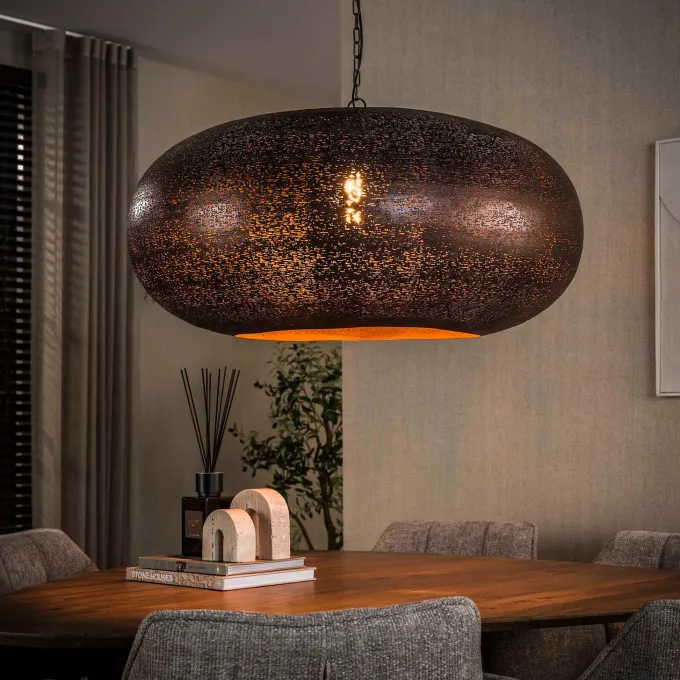WoonStijl Hanglamp Cielo Ø90cm Antiek koper
