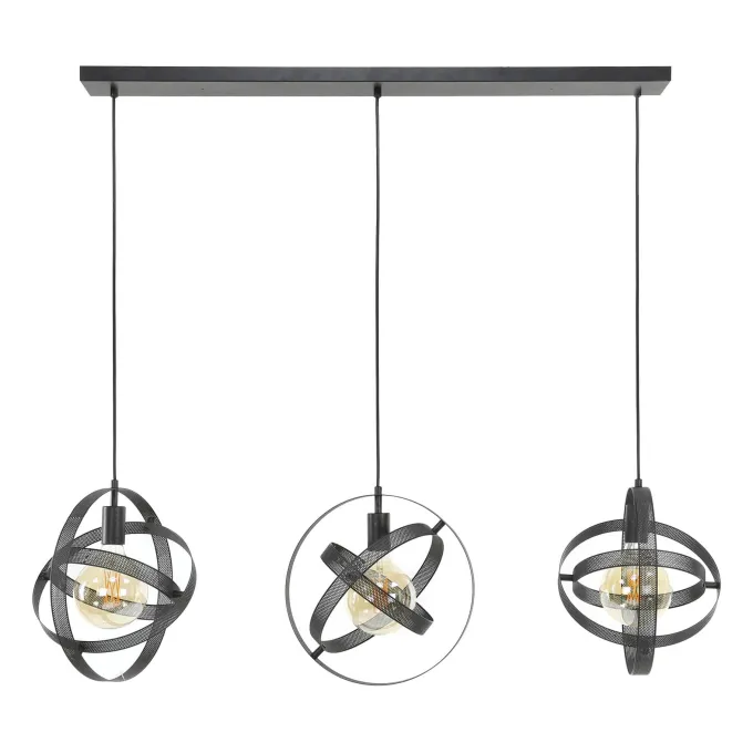 WoonStijl Hanglamp Cosmos Mesh met 3 lampen