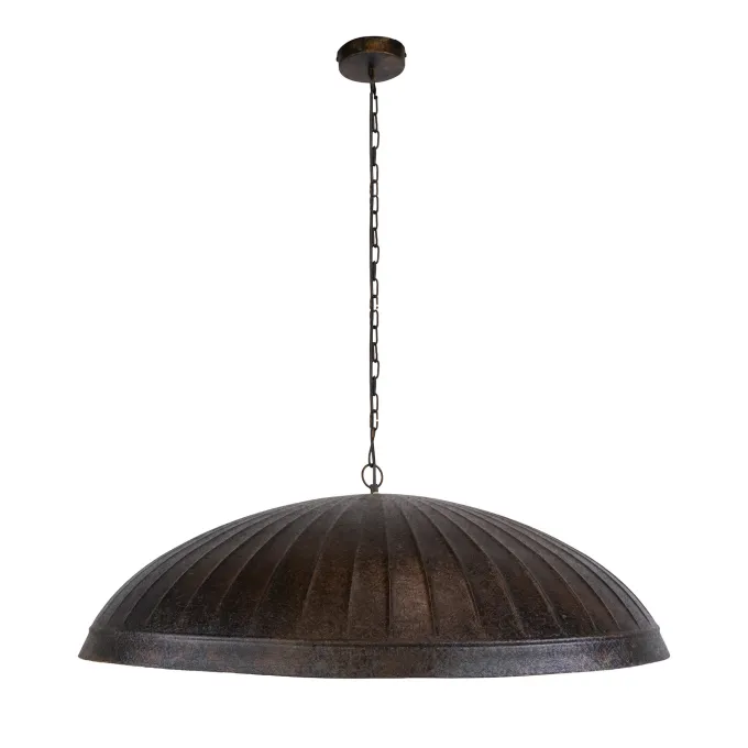 WoonStijl Hanglamp Guard 1-lichts Ø90cm Smoked bruin