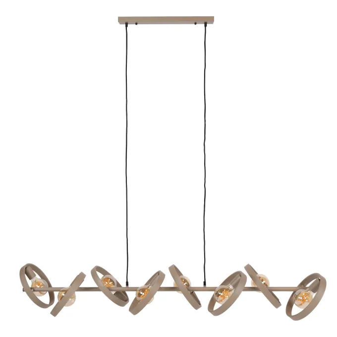 WoonStijl Hanglamp Hover 8-lichts beige
