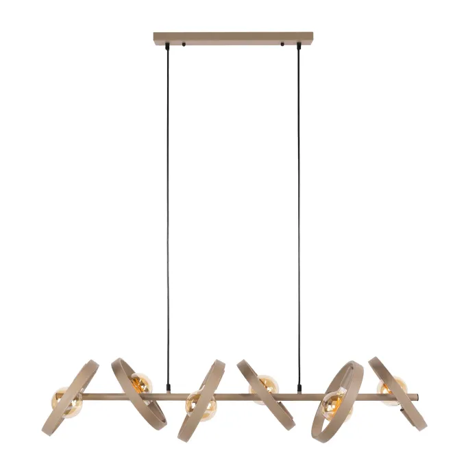 WoonStijl Hanglamp Hover 6-lichts beige