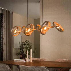 WoonStijl Hanglamp Hover 6-lichts beige