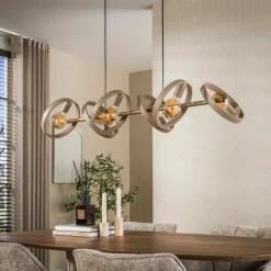 WoonStijl Hanglamp Hover 6-lichts beige