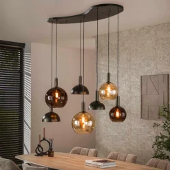 WoonStijl Hanglamp 4+3L Cluster