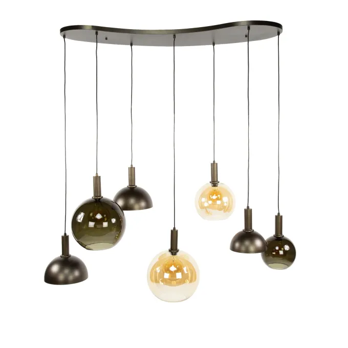 WoonStijl Hanglamp 4+3L Cluster