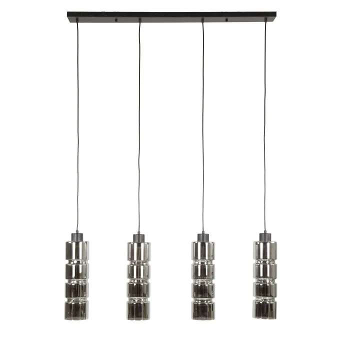WoonStijl Hanglamp 4L cylinder glas
