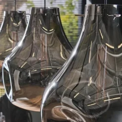 WoonStijl Hanglamp 3L dent glass