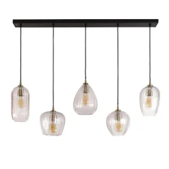 WoonStijl Hanglamp 5L diamond grain mix
