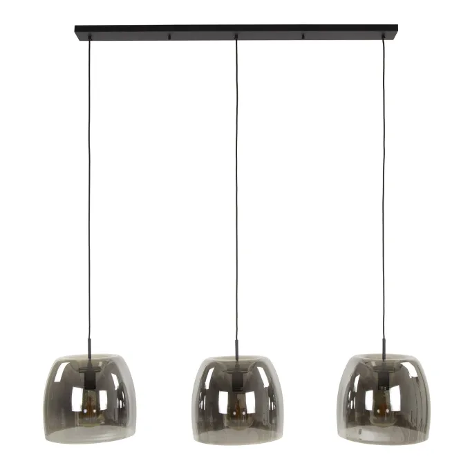 WoonStijl Hanglamp 3L drift glass