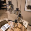 WoonStijl Hanglamp 5L getrapt mix metal