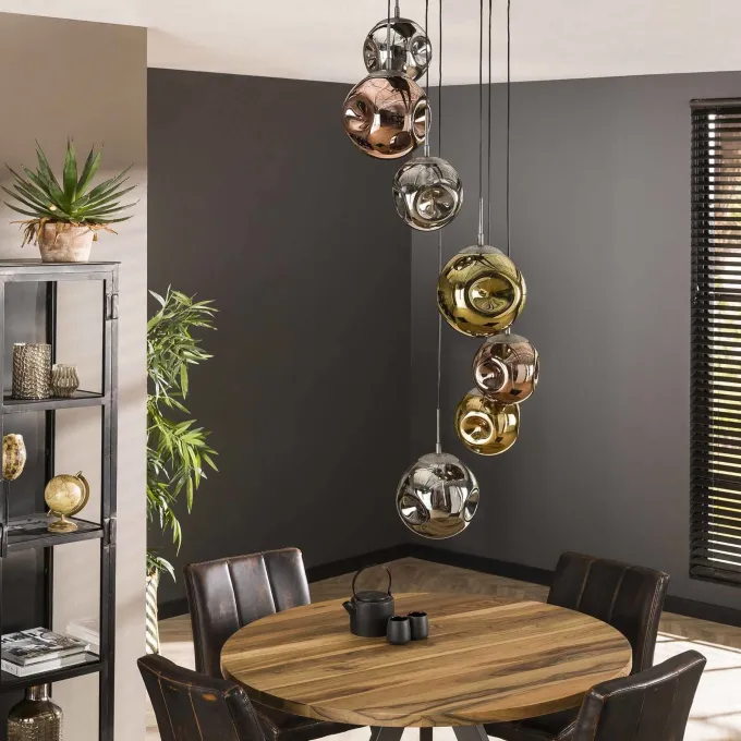 WoonStijl Hanglamp 7L getrapt stellar
