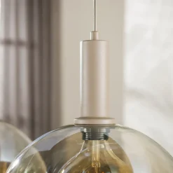 WoonStijl Hanglamp 3 Lichts Sfera beige