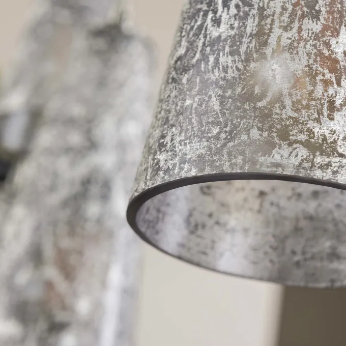 WoonStijl Hanglamp 7L kegel stone