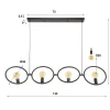 WoonStijl Hanglamp 4L Loop