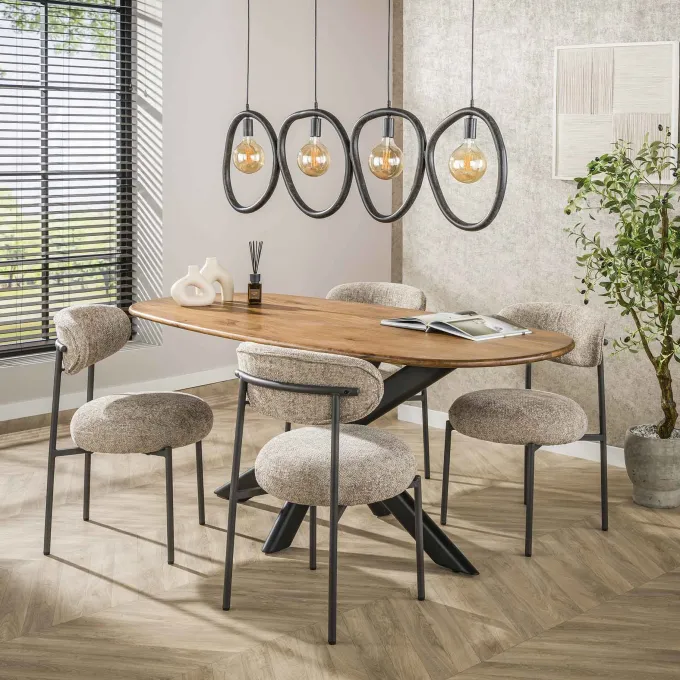 WoonStijl Hanglamp 4L Pebble