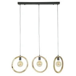 WoonStijl Hanglamp 3L round wood