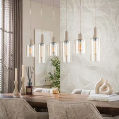 WoonStijl Hanglamp 6L Sepiora Beige