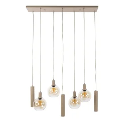 WoonStijl Hanglamp 4+3L Sfera beige