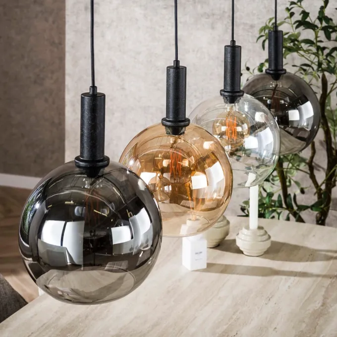 WoonStijl Hanglamp 4L Sfera tricolore