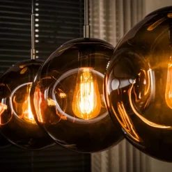 WoonStijl Hanglamp 4L stellar Sienna bruin