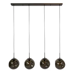 WoonStijl Hanglamp 4L stellar Sienna bruin