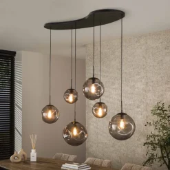 WoonStijl Hanglamp 6L Stellar Black