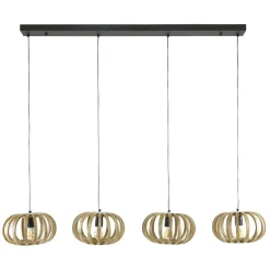 WoonStijl Hanglamp 4L stripes