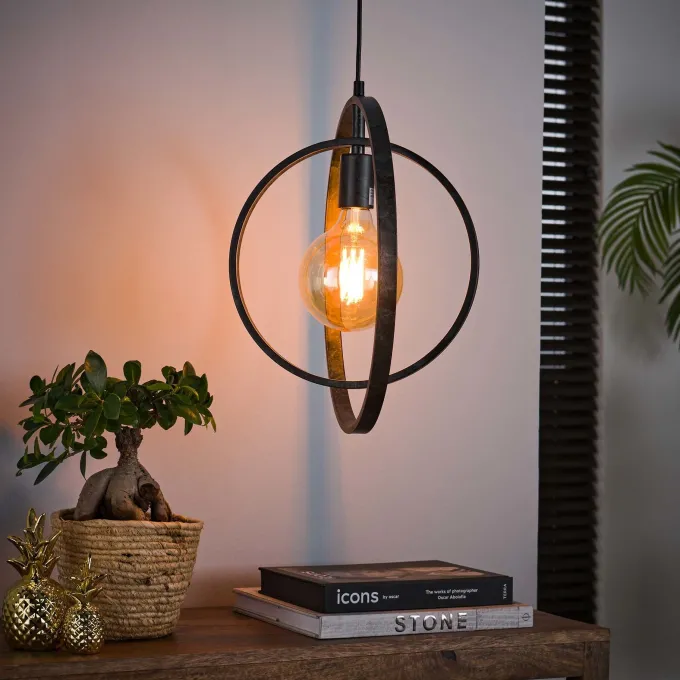WoonStijl Hanglamp 1L Turn around - Industrieel design
