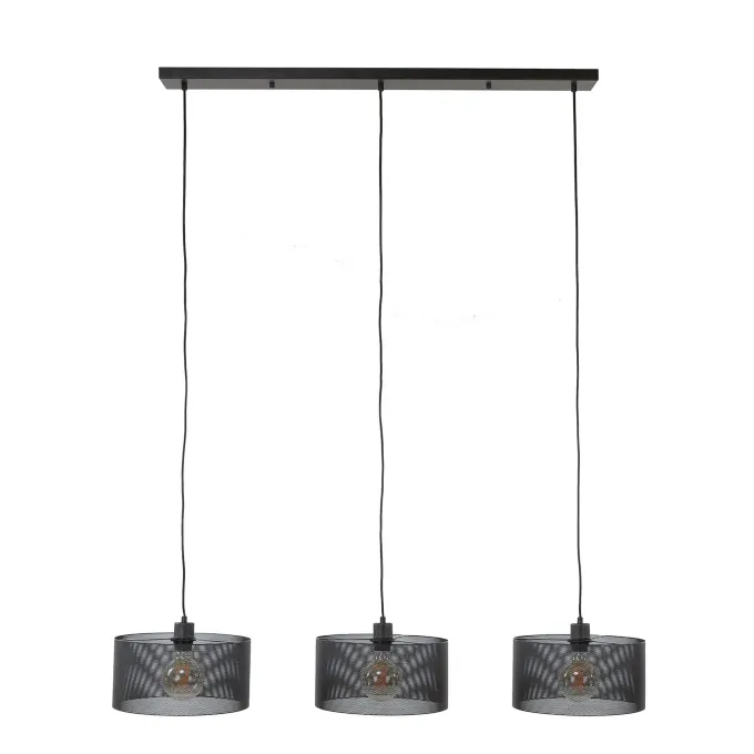 WoonStijl Hanglamp Mesh round met 3 lampen